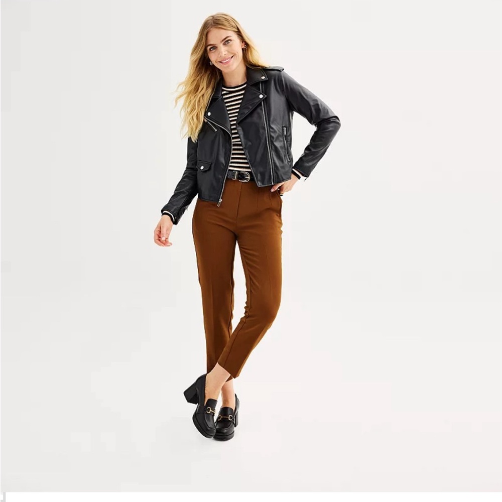 Vegan Leather Motorcycle Jacket